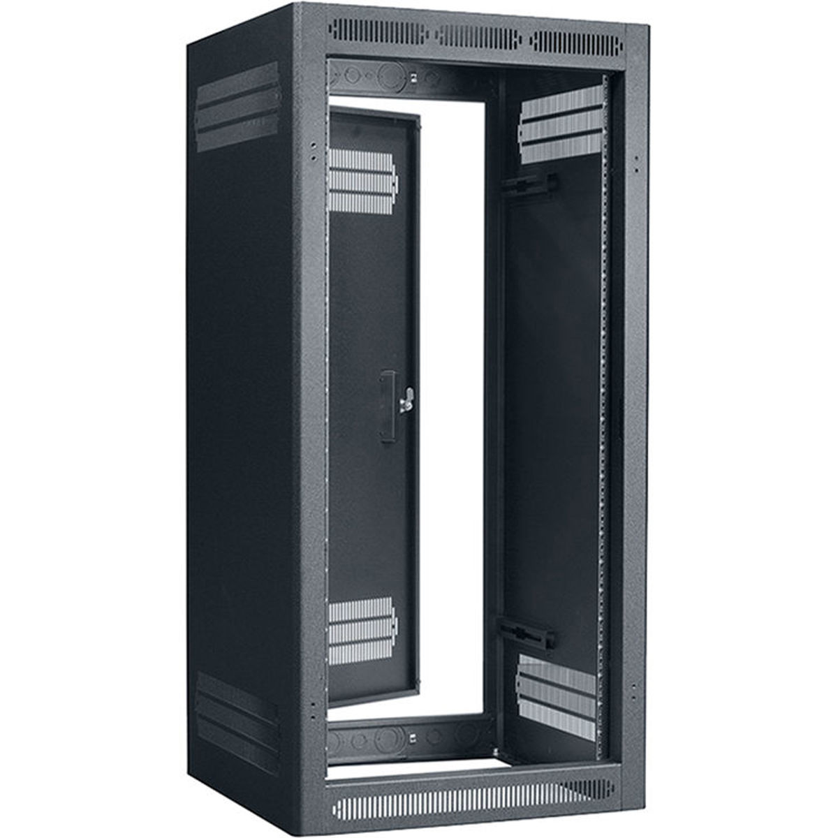 

Lowell Manufacturing LFR-2422 24U 22" Enclosed Rack, Rear Door & 2x Fixed Rails