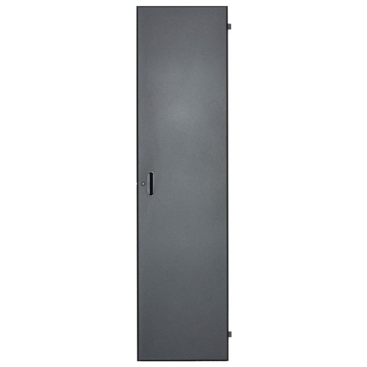 

Lowell Manufacturing LHR-FD24 Solid Front Door, LHR 24 Unit Racks, Locking,Black