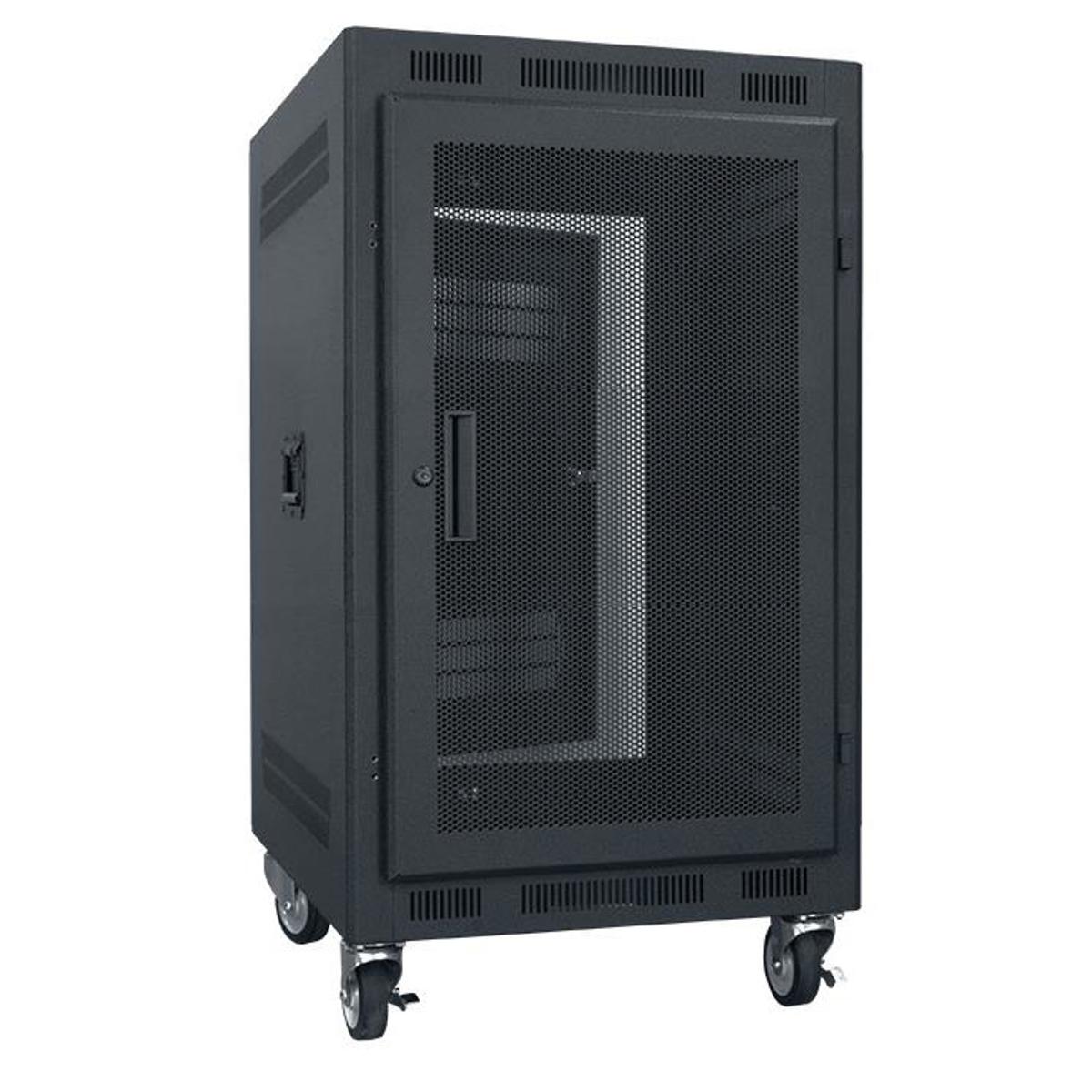

Lowell Manufacturing LPR-1422FV 14U Rack Unit, Fully-Vented Door,22" Depth,Black