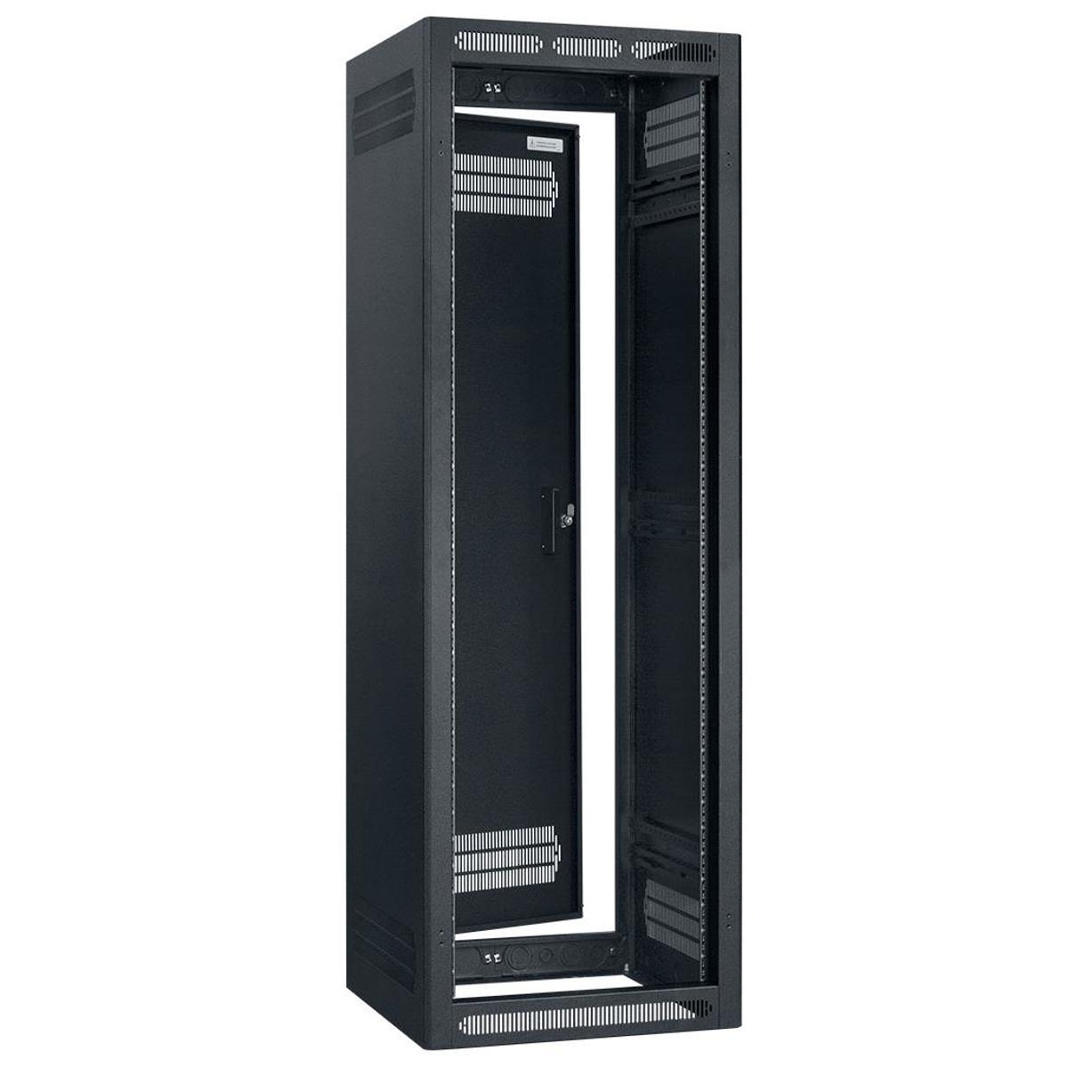 

Lowell Manufacturing LSER-3532 35U Rack, 2 Pair Adjustable Rails, 32" Deep,Black