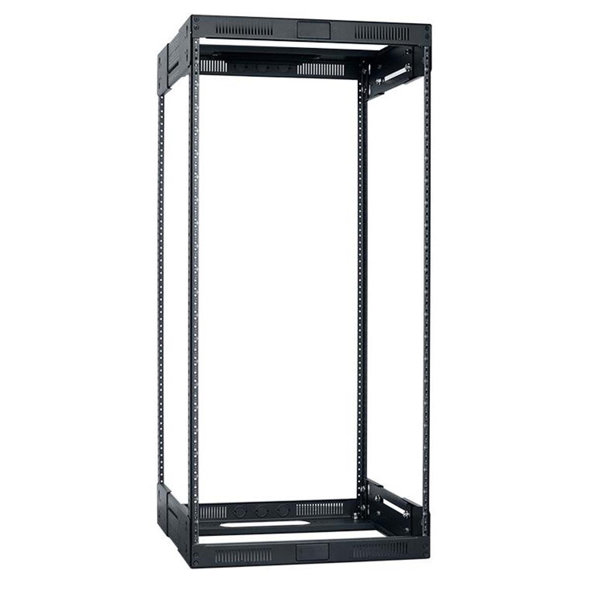 

Lowell Manufacturing LVR22-1421 22U Slim Rack, Variable Depth,14"-21" Deep,Black
