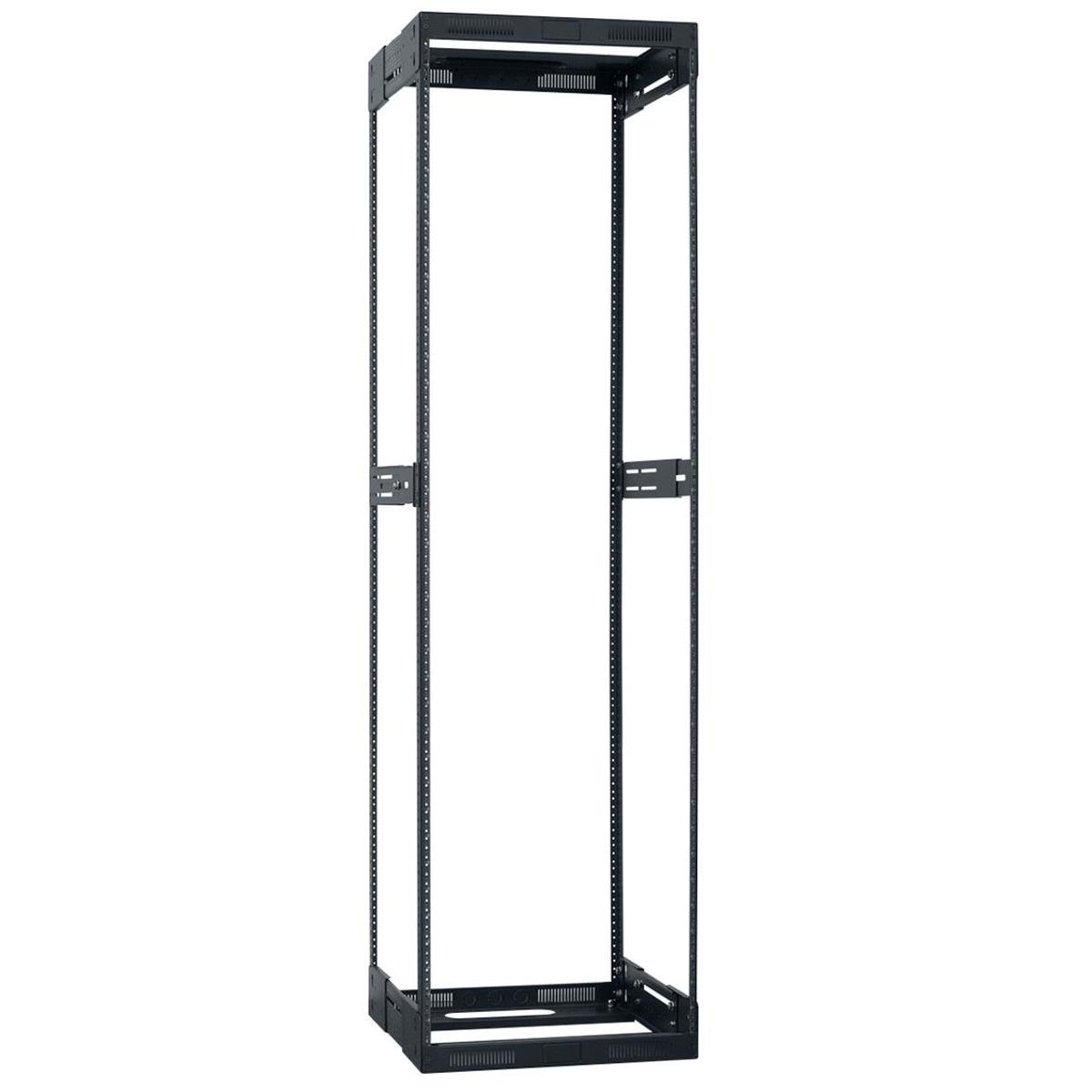 

Lowell Manufacturing LVR38-2128 38U Slim Rack, Variable Depth,21"-28" Deep,Black