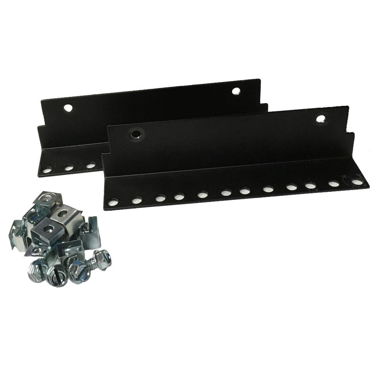 

Lowell Manufacturing LWBR-BRR4 4U Base Rear Rails for LWBR Wall-Mount Rack, Pair