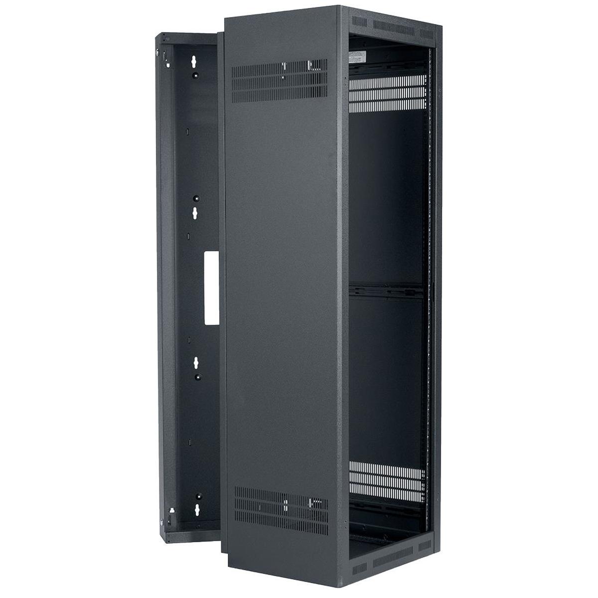 

Lowell Manufacturing LWR-3523 35U Rack-Sectional Wall Mount, 23" Deep, Black