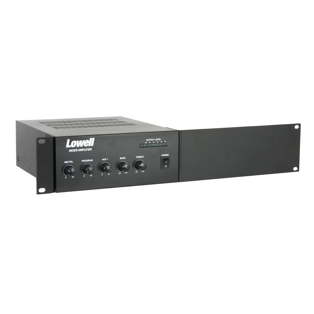 Image of Lowell Manufacturing MA30-RK Mixer with 30W Power Amplifier and Rackmount Kit