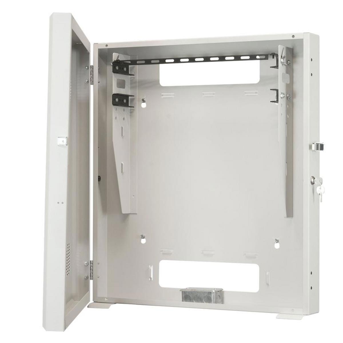 

Lowell Manufacturing RCC-2228 Remote Consolidation Cabinet, 2U + 2U, 23"D, Gray