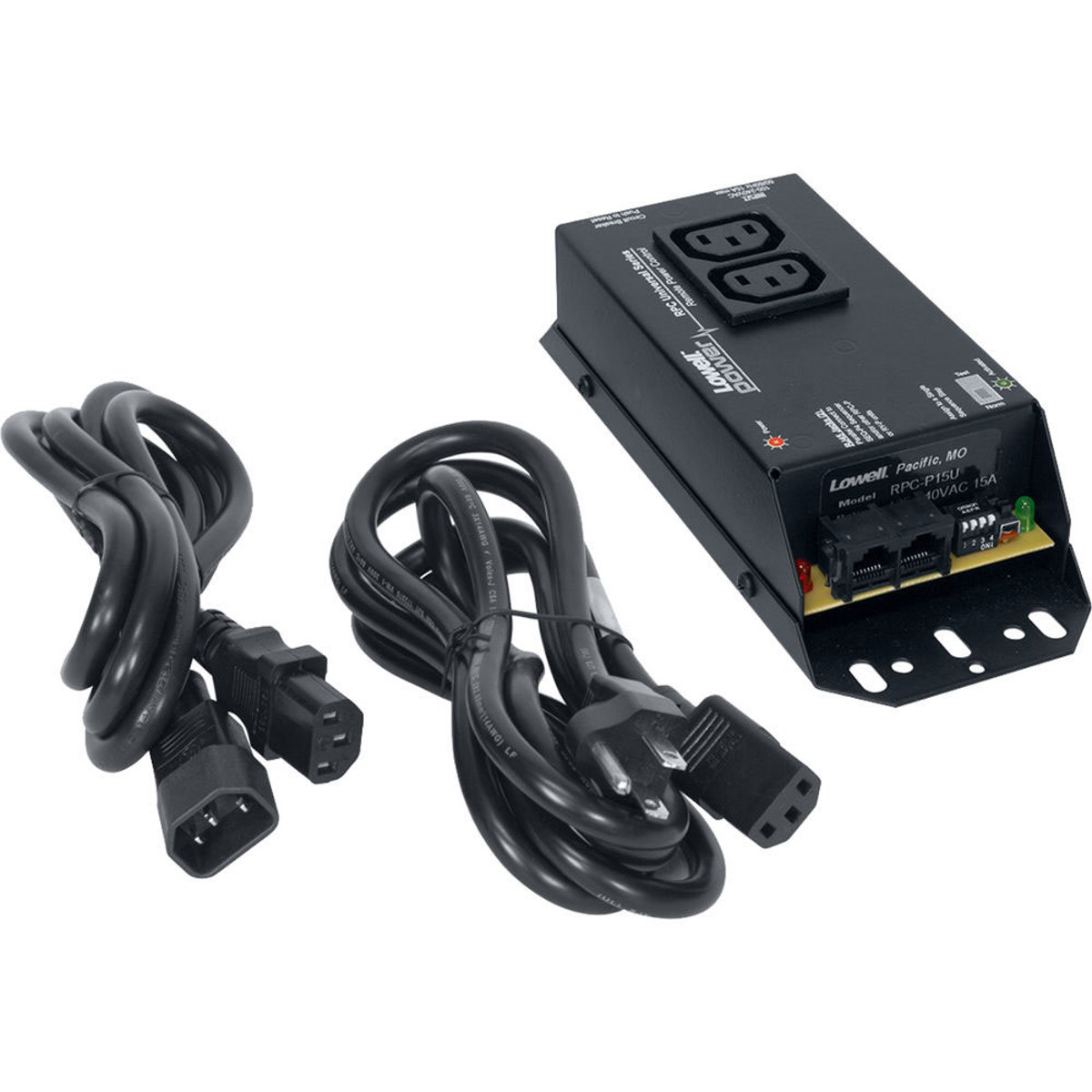 

Lowell Manufacturing RPC-P15U 15A Pass-Through Remote Power Control, C13 Duplex