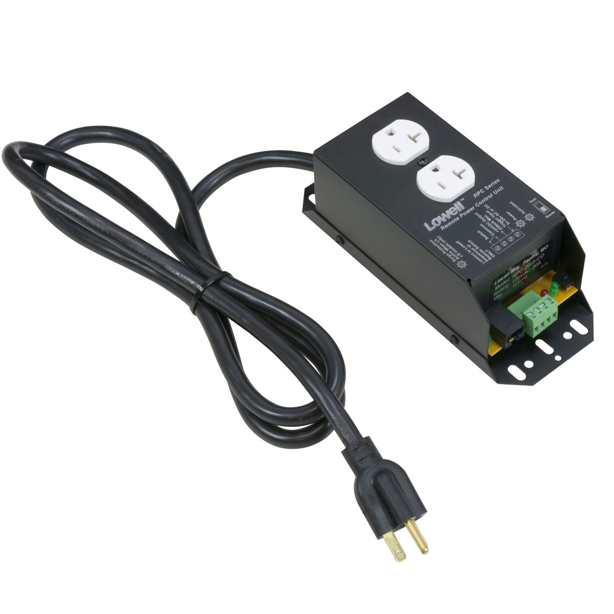 

Lowell Manufacturing RPC-P20-SCD 20A Pass-Through Remote Power Control, 6' Cord