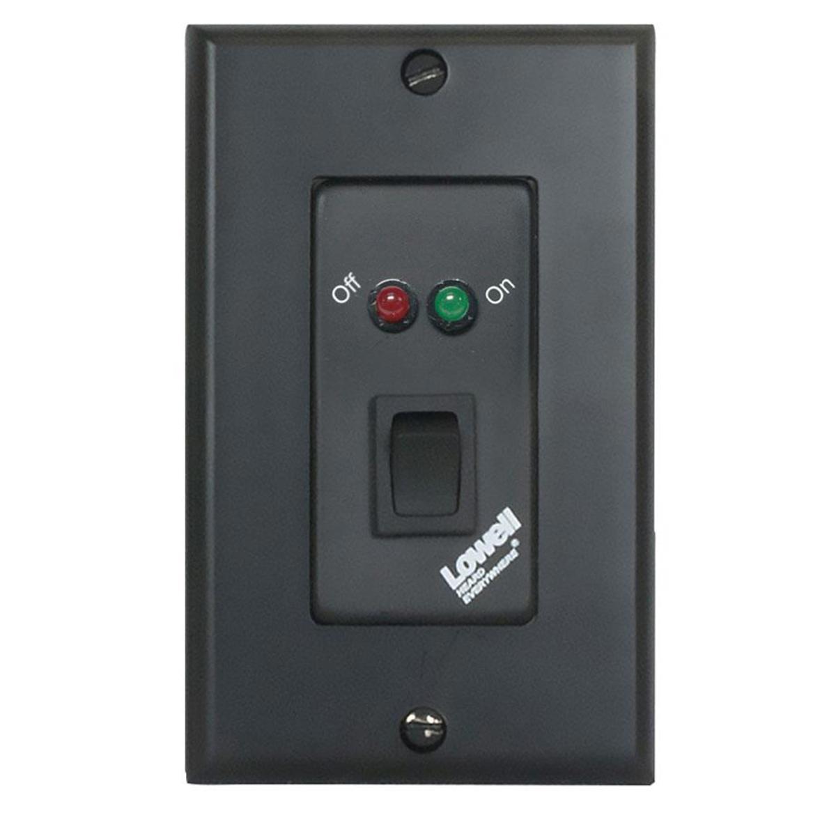 

Lowell Manufacturing RPSB2-MP SPST Rocker Switch, Momentary, 2 LED, Black