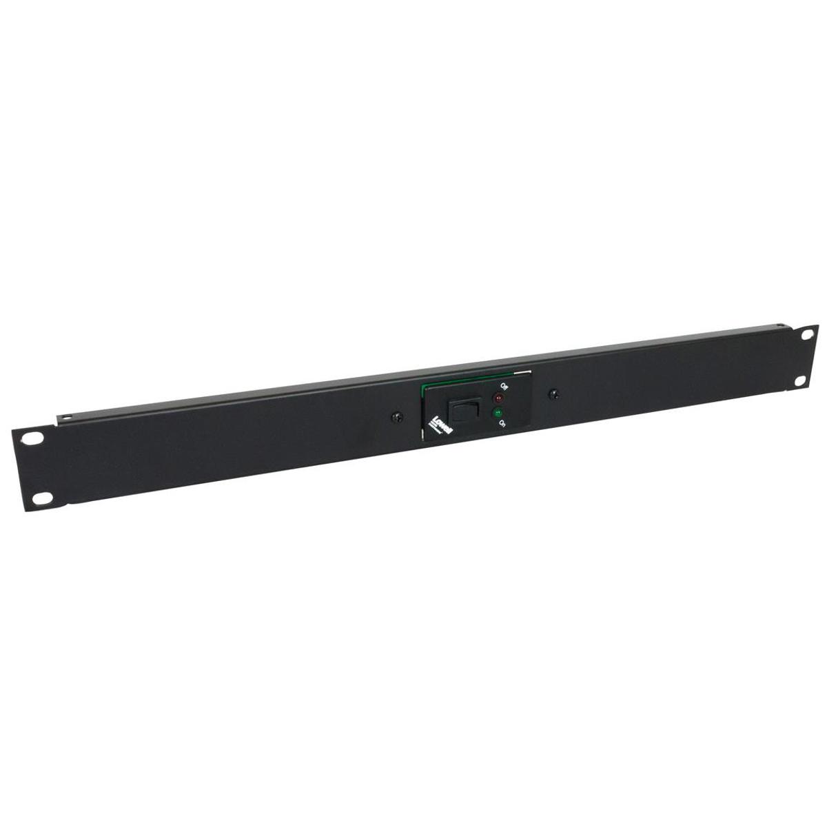 

Lowell Manufacturing RPSB2-MR SPST Rocker Switch, Momentary, 2 LED, 1U, Black