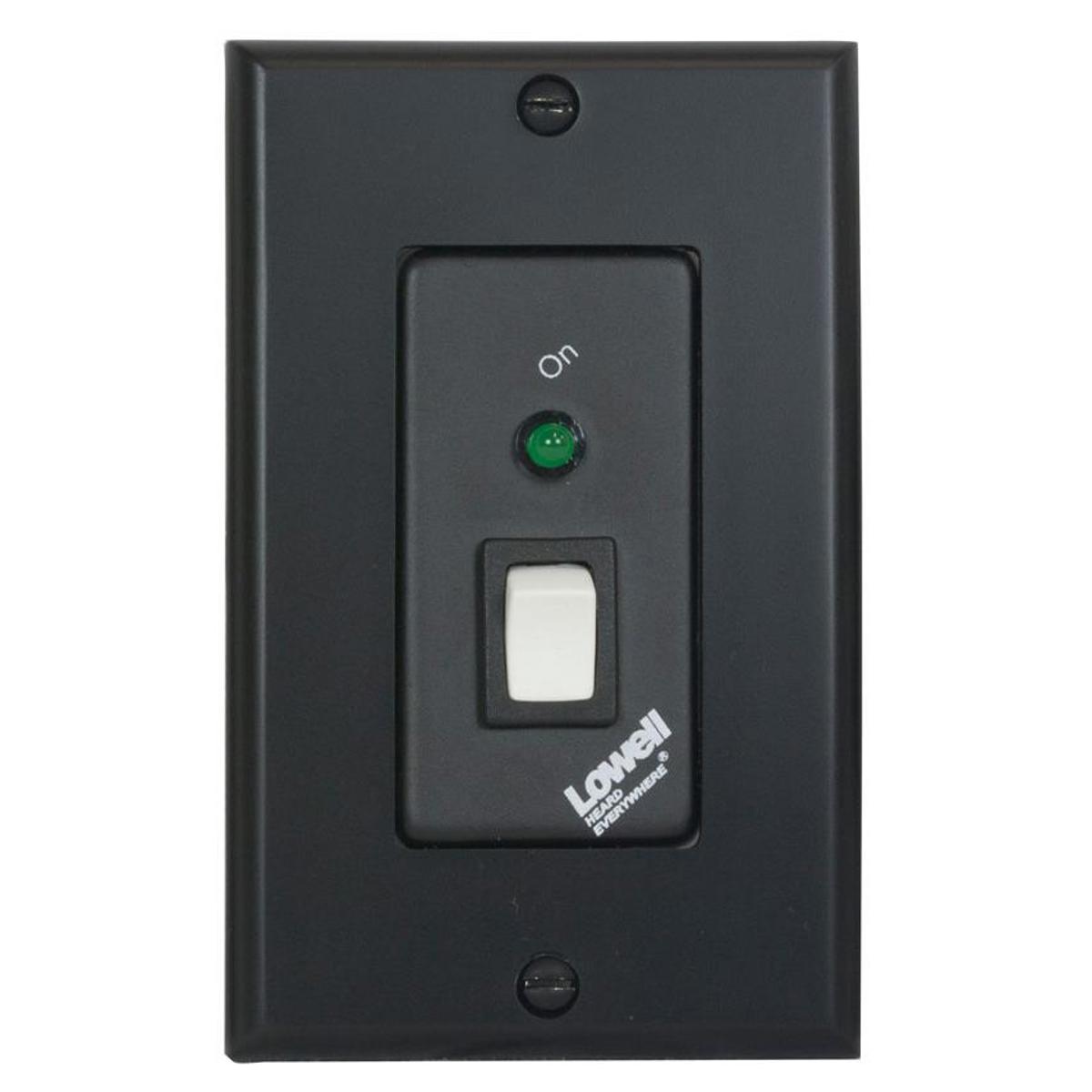 

Lowell Manufacturing RPSB-P SPST Rocker Switch, Maintained Closure, 1 LED, Black