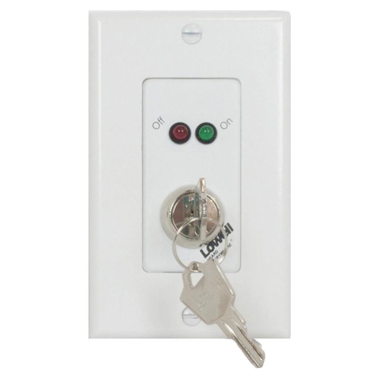 

Lowell Manufacturing RPSW2-MKP-RJ SPST Key-Switch, RJ45, Momentary, 2 LED, White