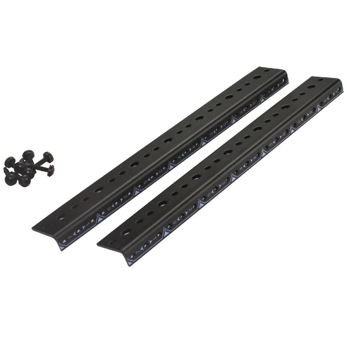 

Lowell Manufacturing RRT 7U Thin-Flange Rails for Custom Millwork Racks, Pair