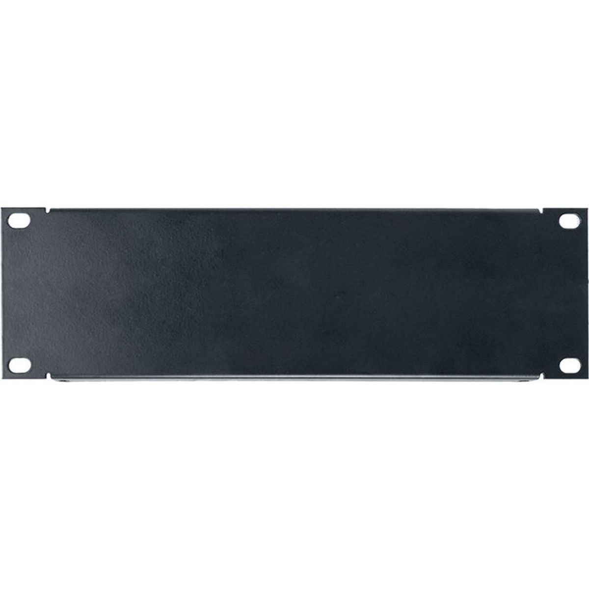 

Lowell Manufacturing SEPH-2 2U 18 Gauge Blank Steel Panel with Flange, Black