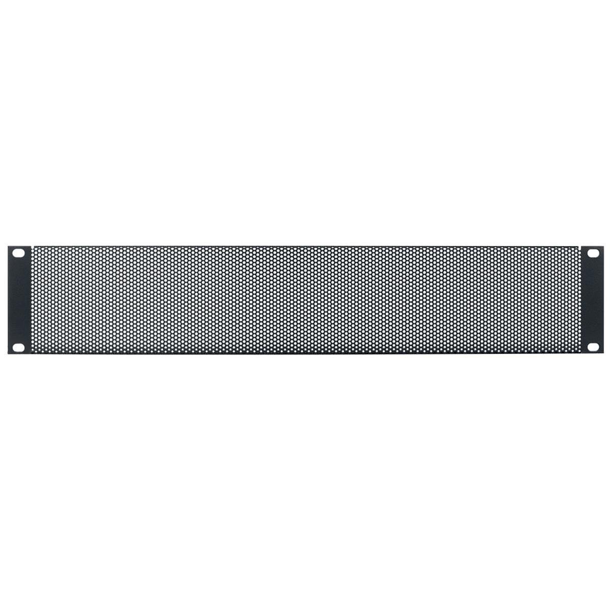 

Lowell Manufacturing SVP-4 4U Rack Panel, Hole Vent and Flange, Black