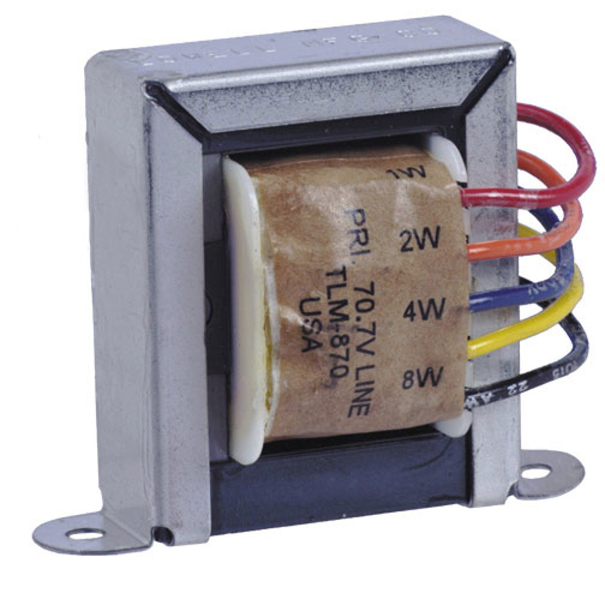 

Lowell Manufacturing TLM-870 8W/70V Line Matching Transformer
