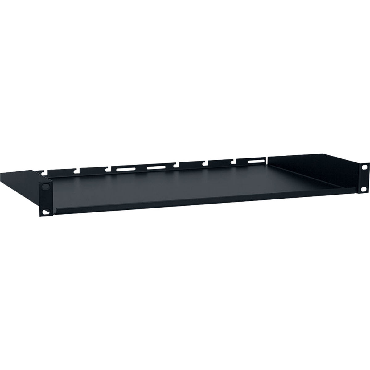 

Lowell Manufacturing US-110 1U Rack Utility Shelf, 10.75" Depth, Black