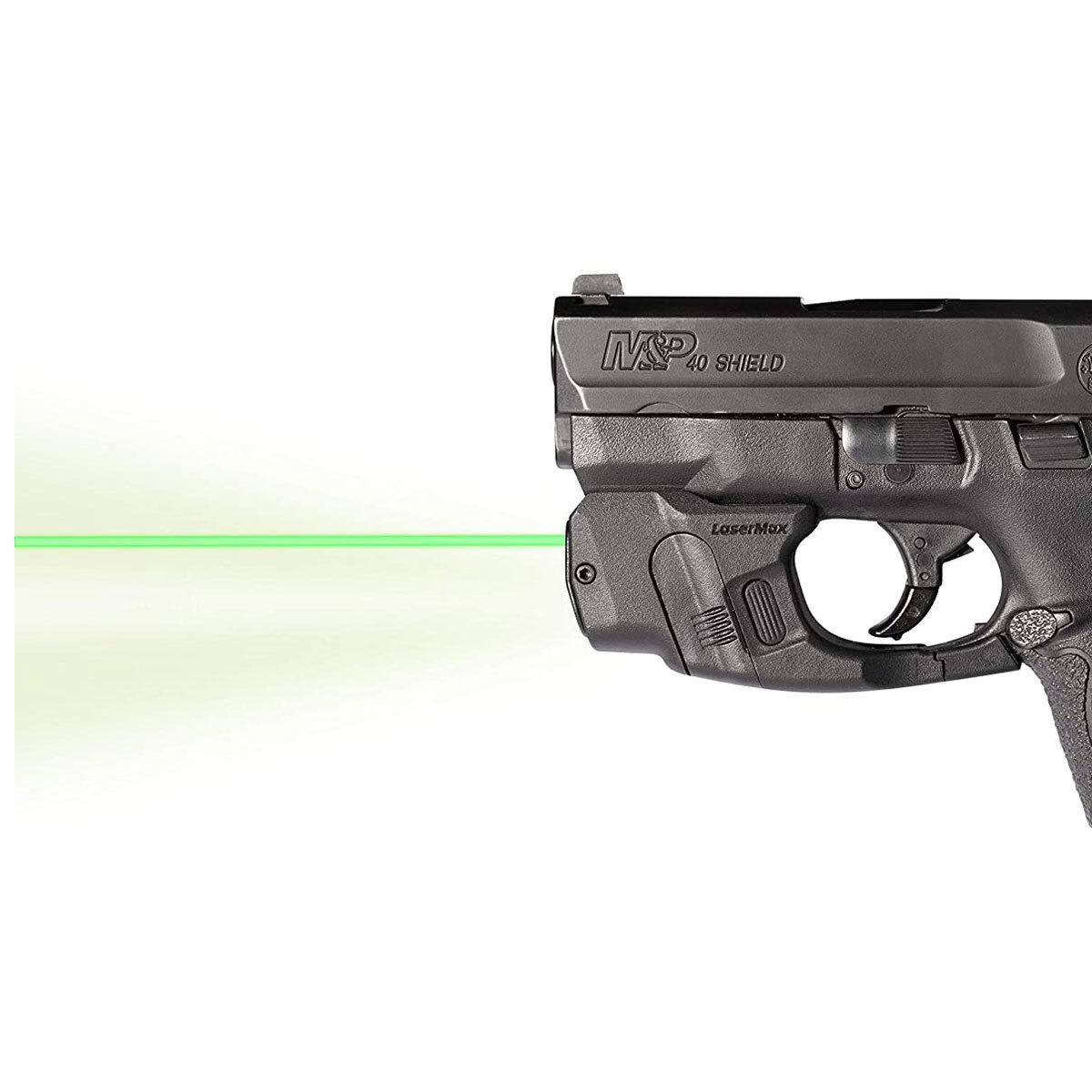

LaserMax CenterFire Green Light and Laser for S&W Shield 9mm, .40cal Pistols