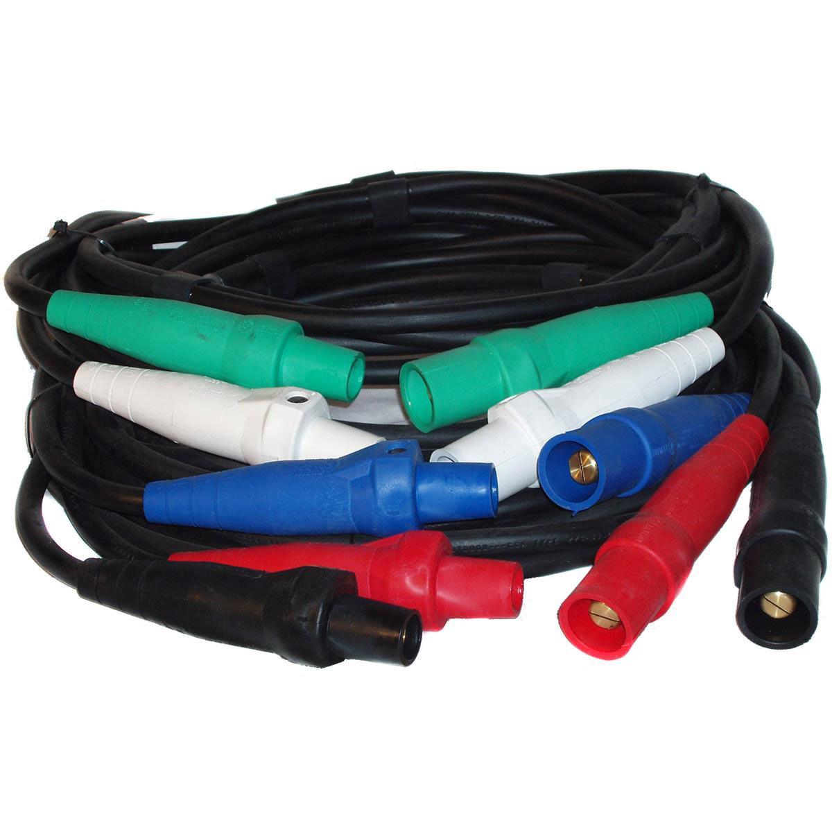 

Lex #2 Banded 5-Wire 50' Feeder Cable with Cam-Type Connectors