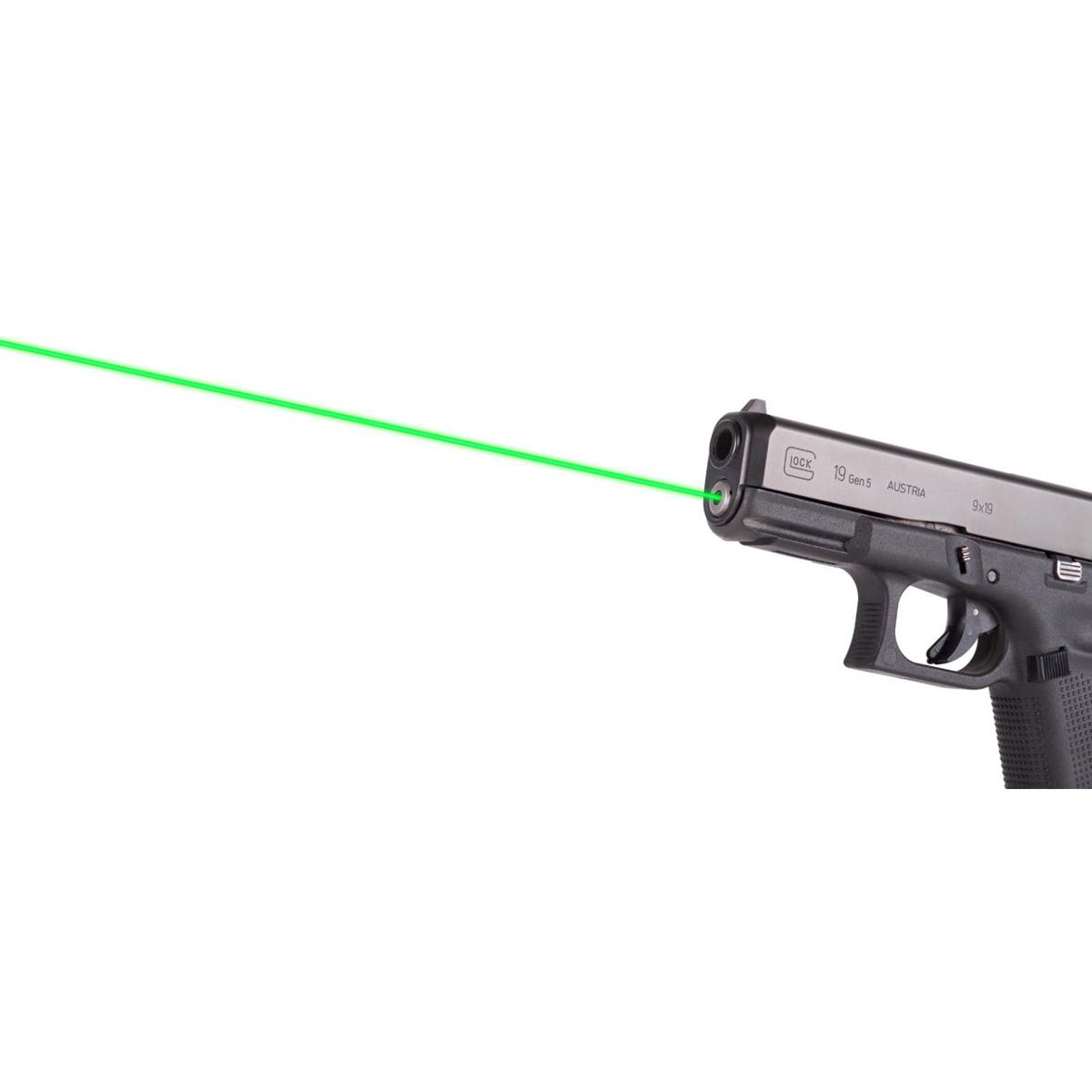 

LaserMax Guide Rod Mounted Green Laser, Glock 19/19 MOS Gen 5 & 19X/45 Pistols