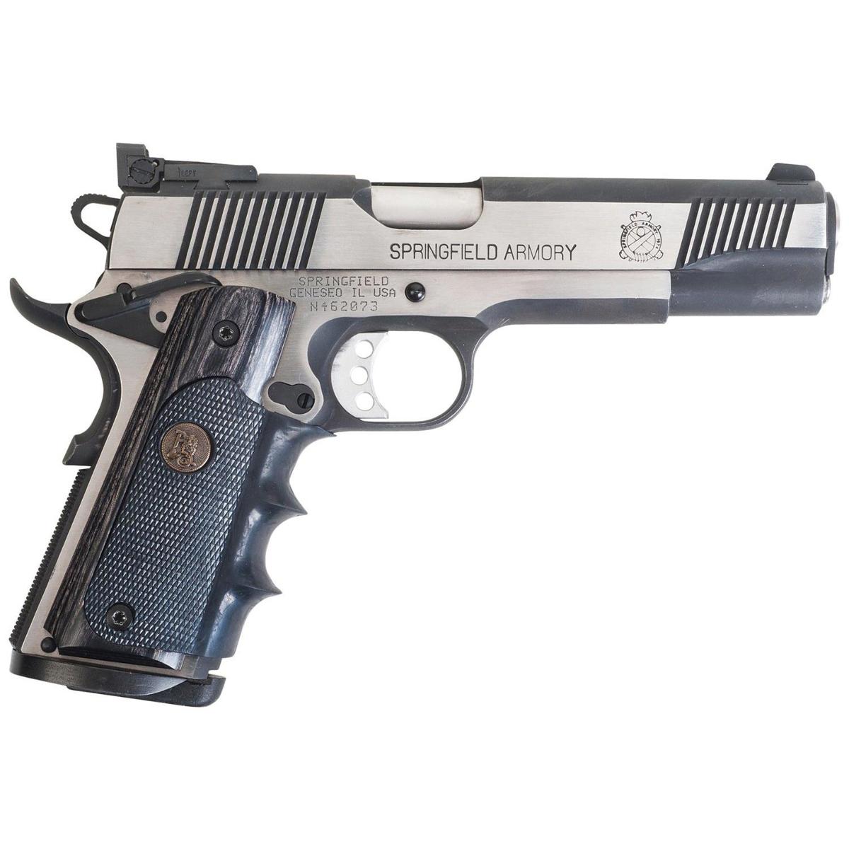 

Lyman Pachmayr American Legend Laminate Grip for Colt 1911, Charcoal Silvertone