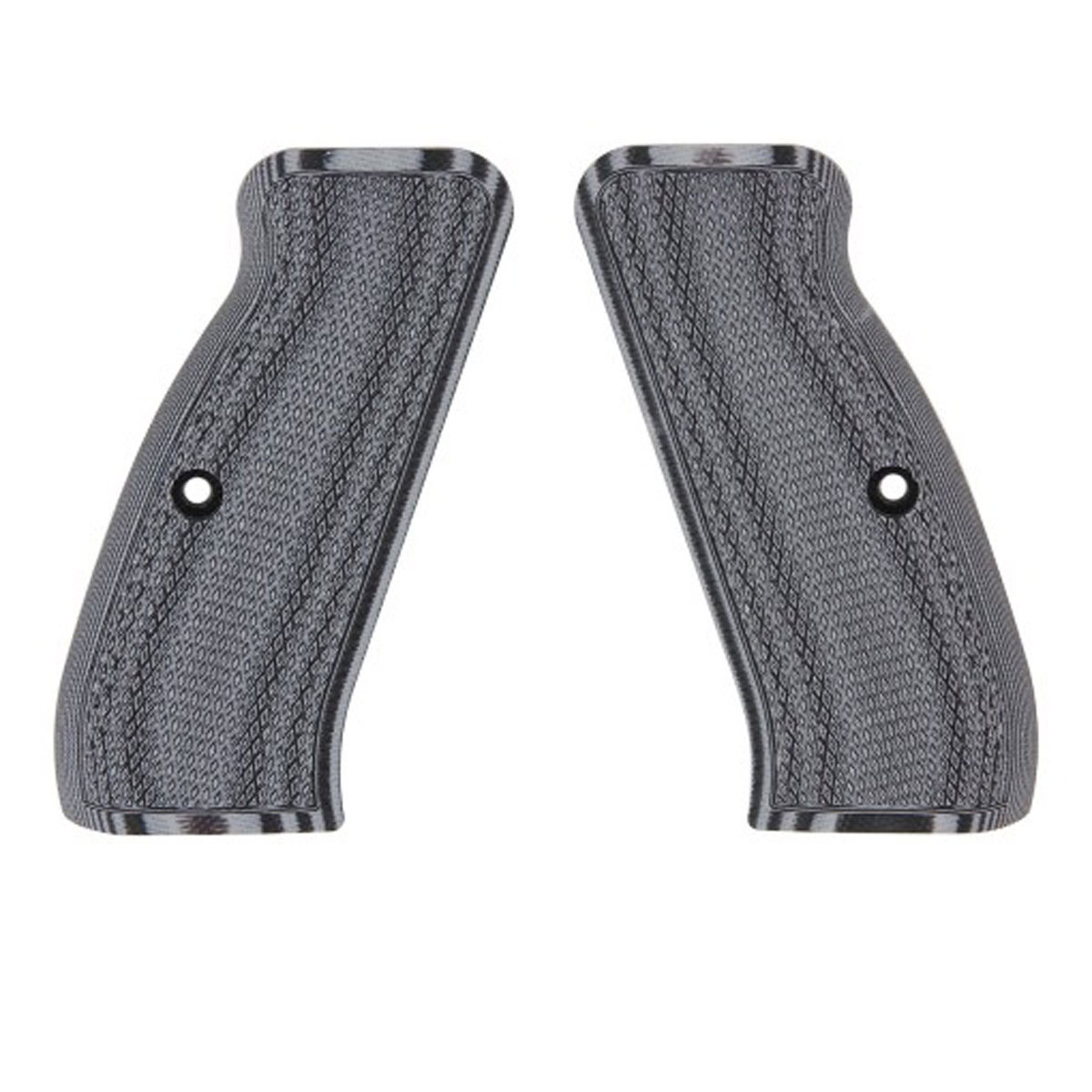 

Lyman G10 Checkered Grip for CZ 75 Tactical Pistols, Gray/Black