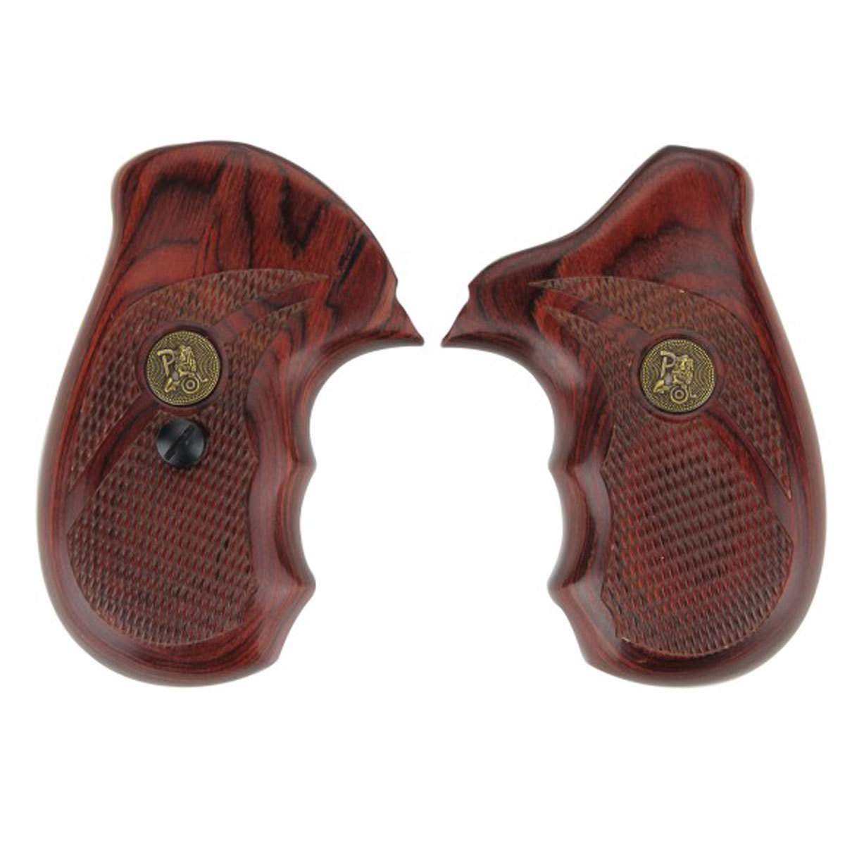 

Lyman Renegade Wood Laminate Grip for S&W J Frame Revolver, Checkered Rosewood