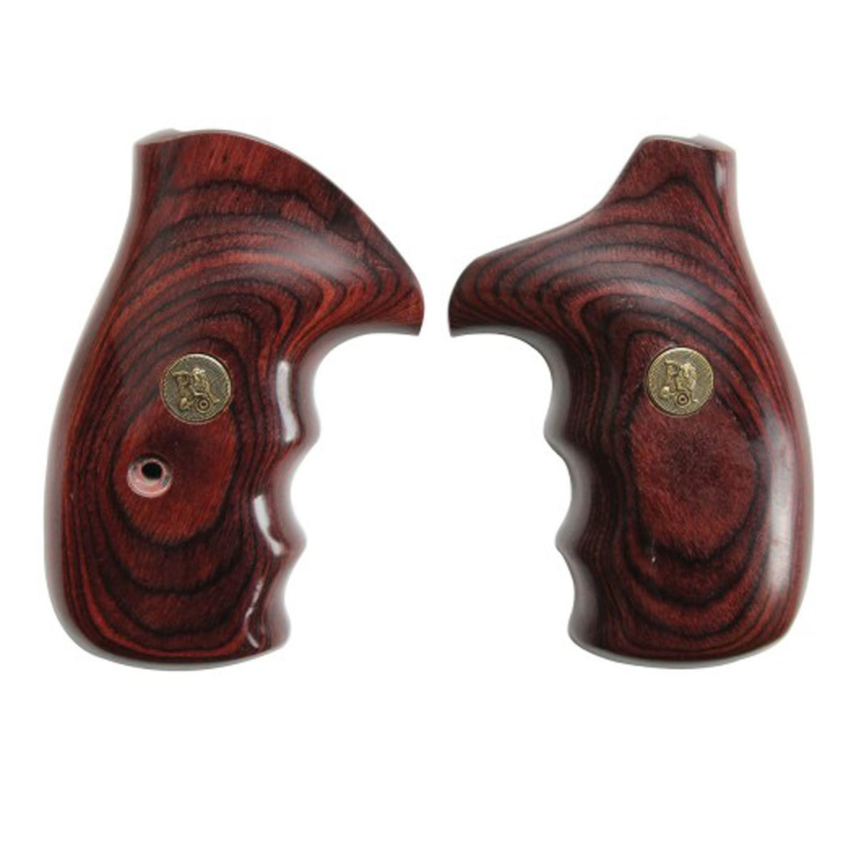

Lyman Renegade Wood Laminate Grip for S&W K&L Frame Revolver, Smooth Rosewood