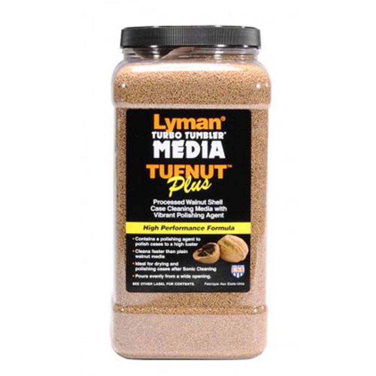 

Lyman Jumbo Tub Tufnut Untreated Tumbling and Cleaning Brass Case Media, 18 lbs