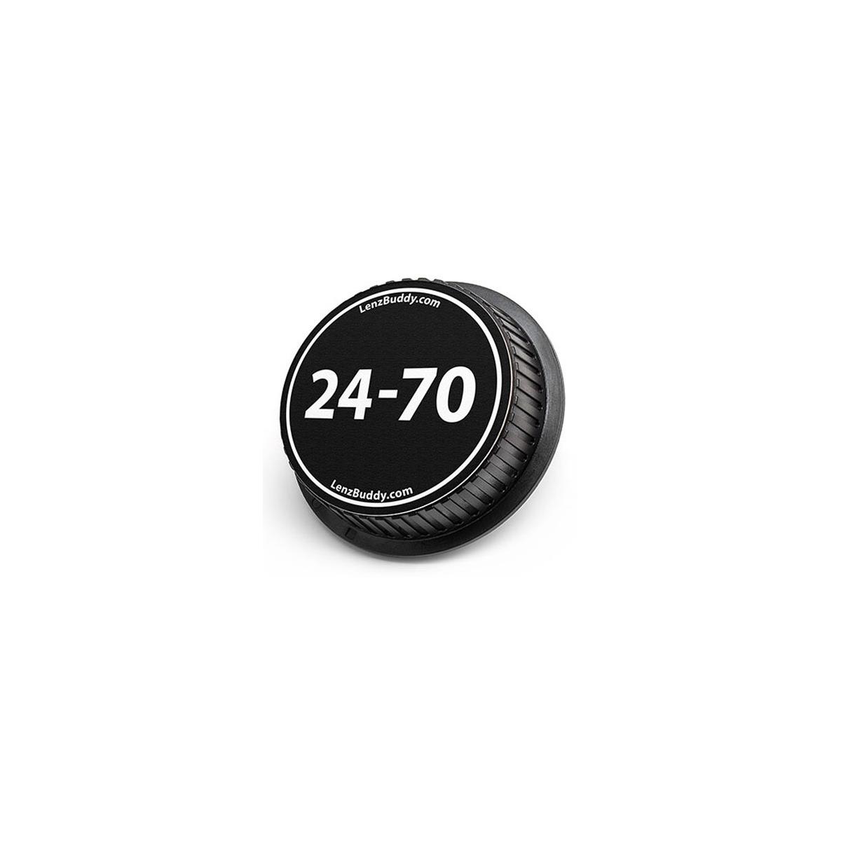 Задняя крышка объектива LenzBuddy для Canon 24–70 мм (черно-белая) #51117-01