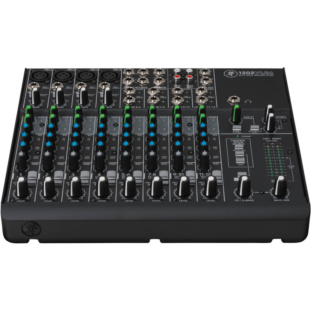 

Mackie 12-Channel Mixer, 3-Band EQ (80Hz, 2.5kHz, 12kHz)