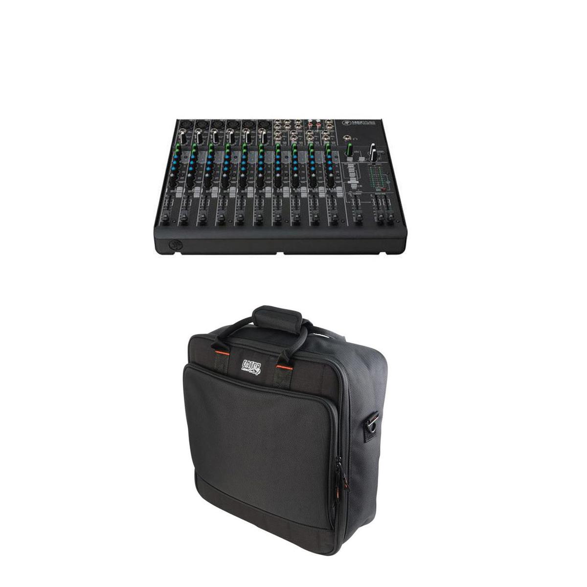 

Mackie 14-Channel Mixer 3-Band EQ (80 Hz & 2.5 and 12 kHz) W/Gator Equipment Bag