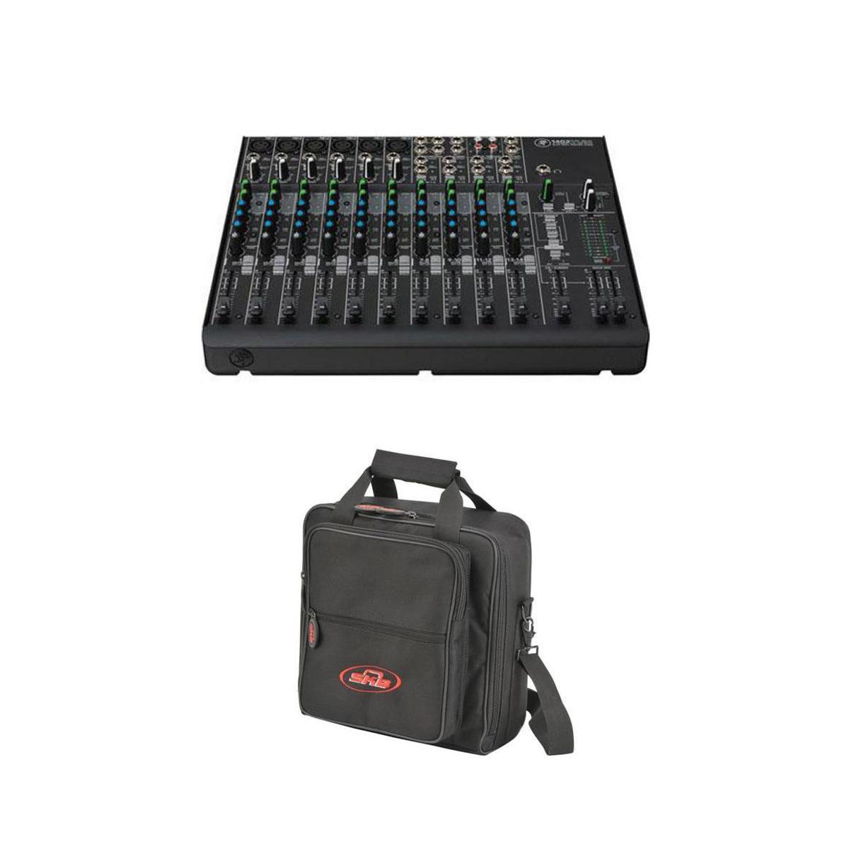 

Mackie 14-Channel Mixer, 3-Band EQ (80 Hz & 2.5 and 12 kHz)