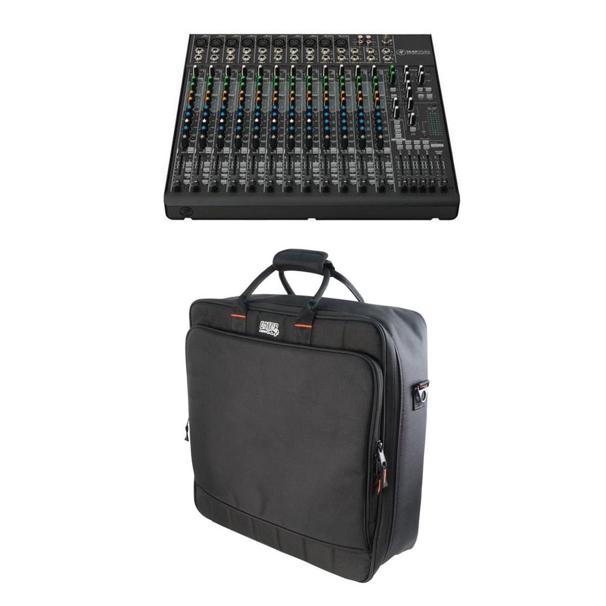 Mackie 16-Channel Compact 4-Bus Mixer, 3 EQ Bands, W/Gator Updated Padded Bag -  1642-VLZ4 A