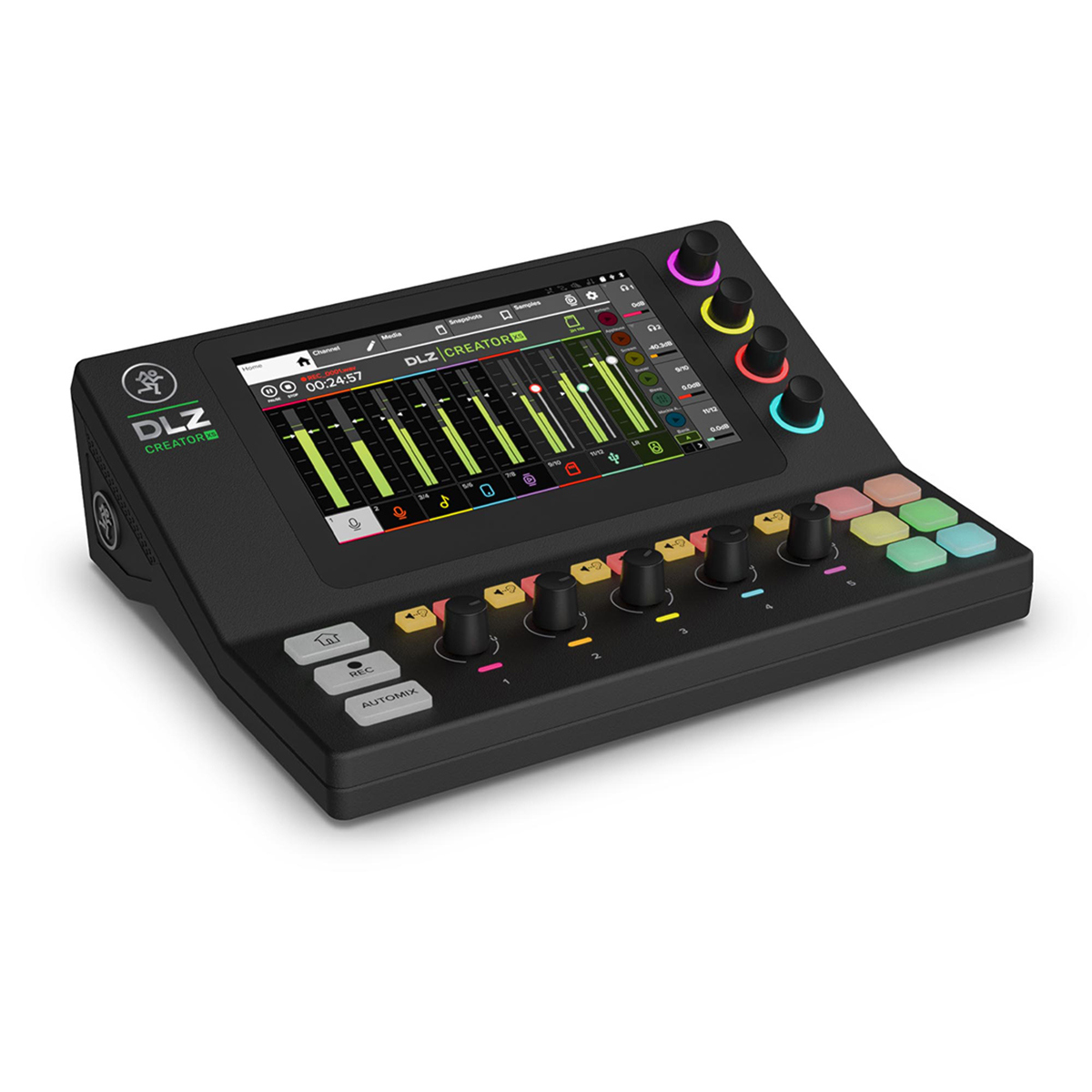 

Mackie DLZ Creator XS Compact Adaptive Digital Mixer for Podcasting & Streaming