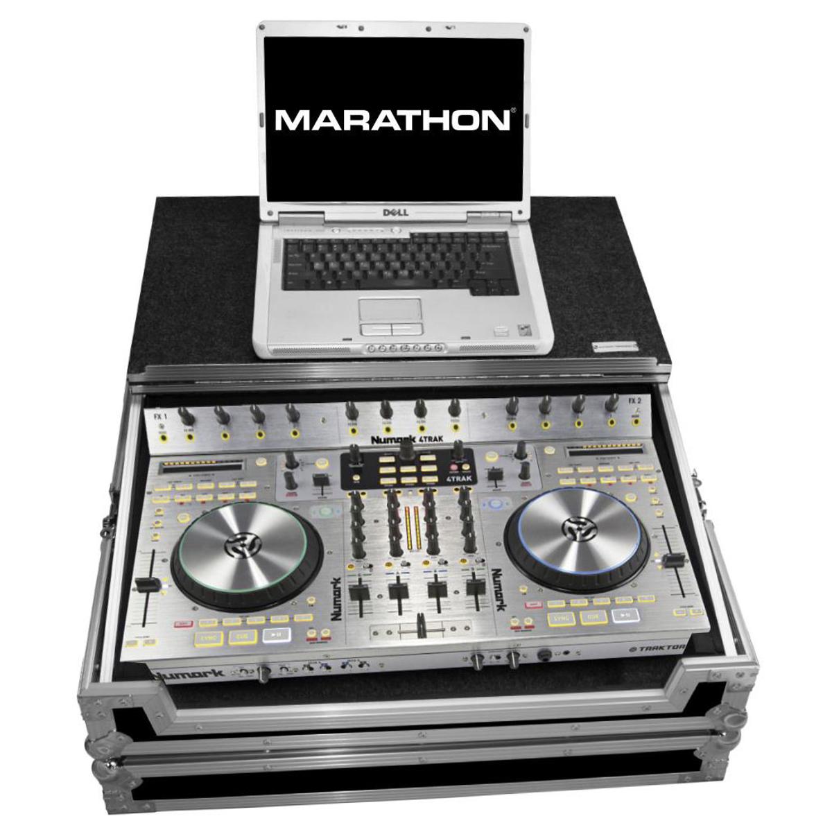 

Marathon Flight Road Case with Laptop Shelf for Numark 4trak Traktor Controller