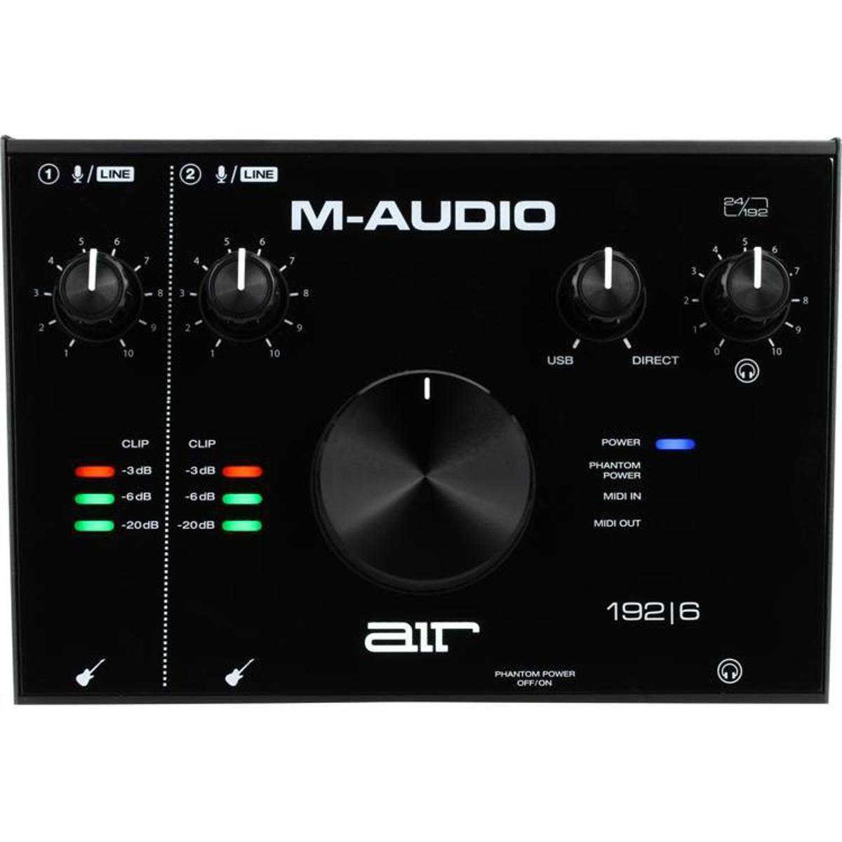 

M-Audio AIR 192|6 2-In/2-Out 24/192 USB Audio/MIDI Interface