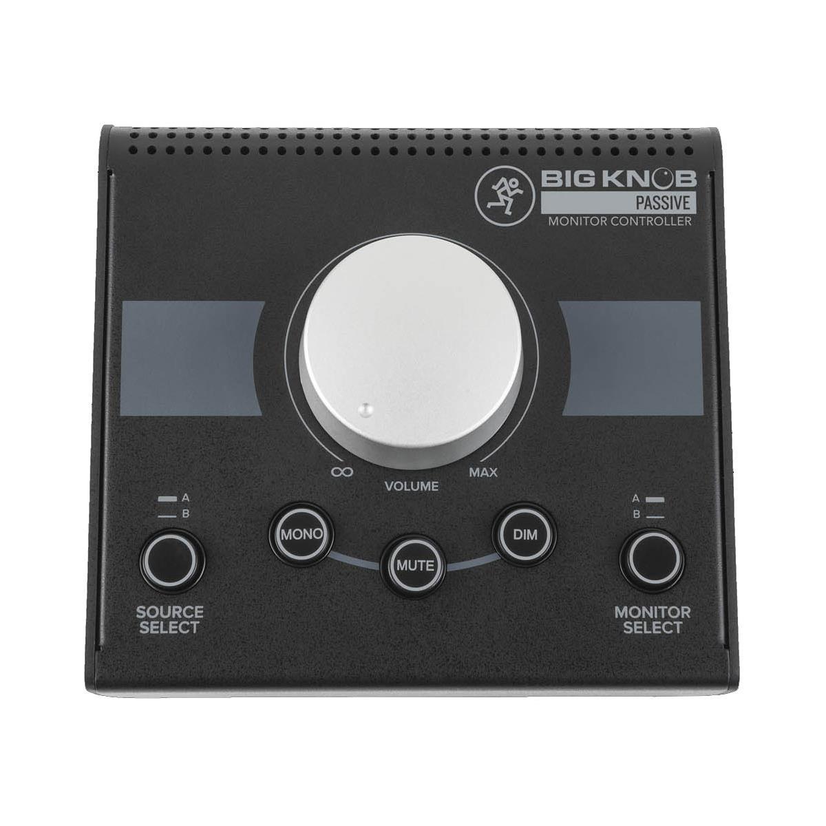 Mackie Big Knob Passive 2x2 Studio Monitor Controller W/2x 6' 1/4" TRS Cable -  BIG KNOB PASSIVE A