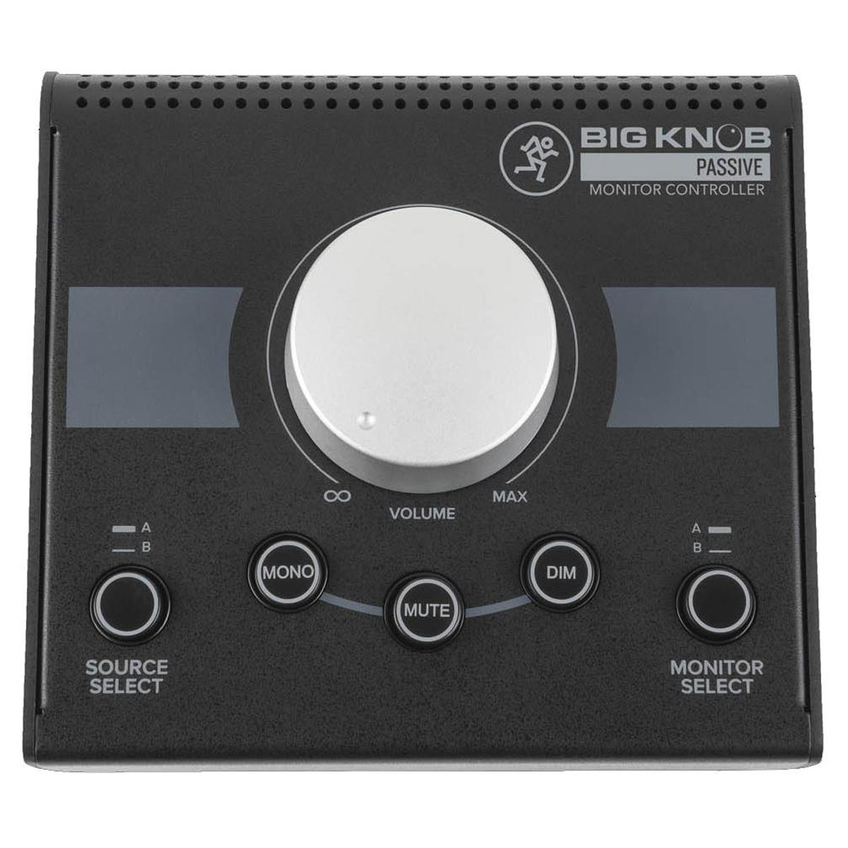 Mackie Big Knob Passive 2x2 Studio Monitor Controller W/2x 6' 1/4" TRS Cable -  BIG KNOB PASSIVE A