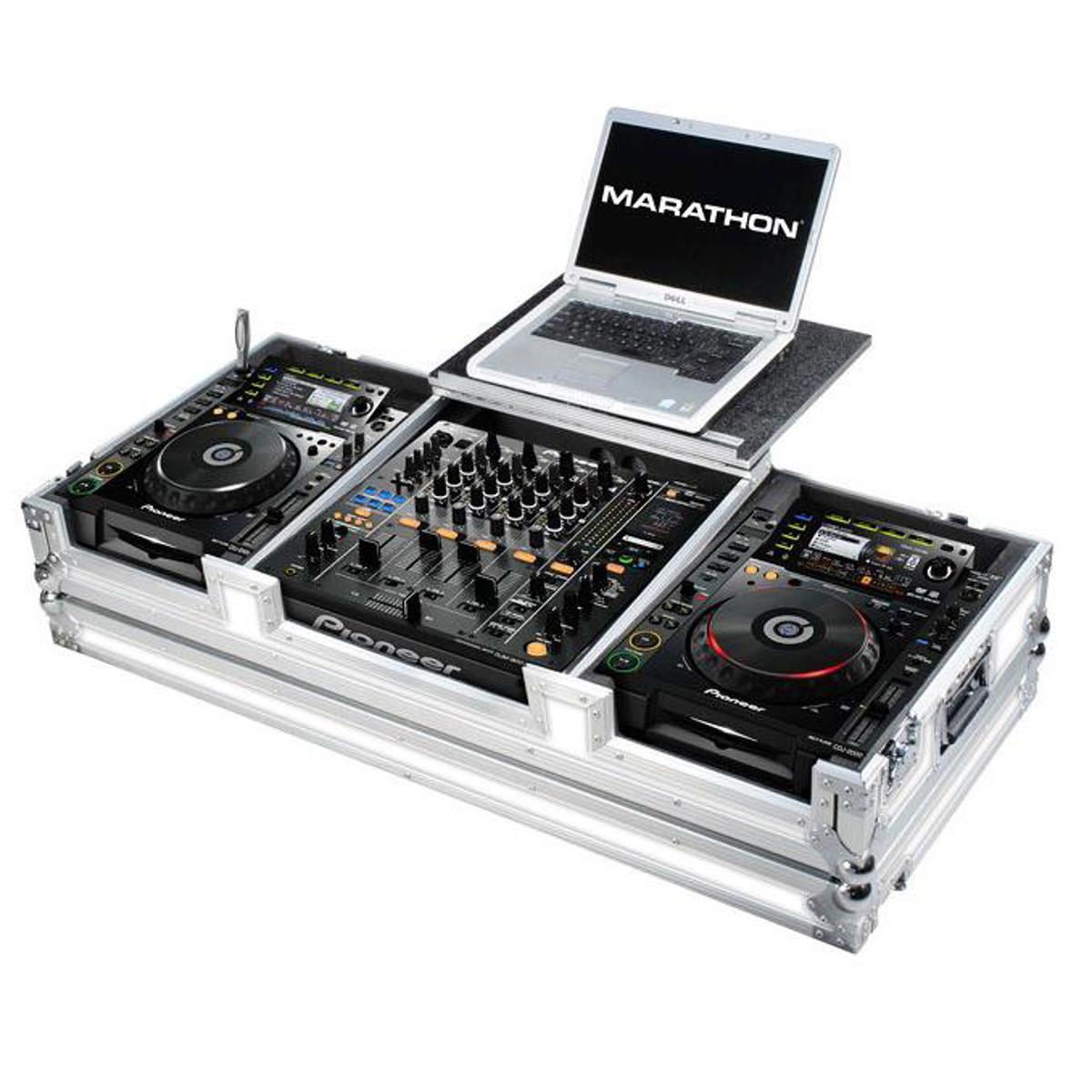 

Marathon Flight Road Case with Shelf for CDJ-2000 & DJM-900 Nexus Mixer, White