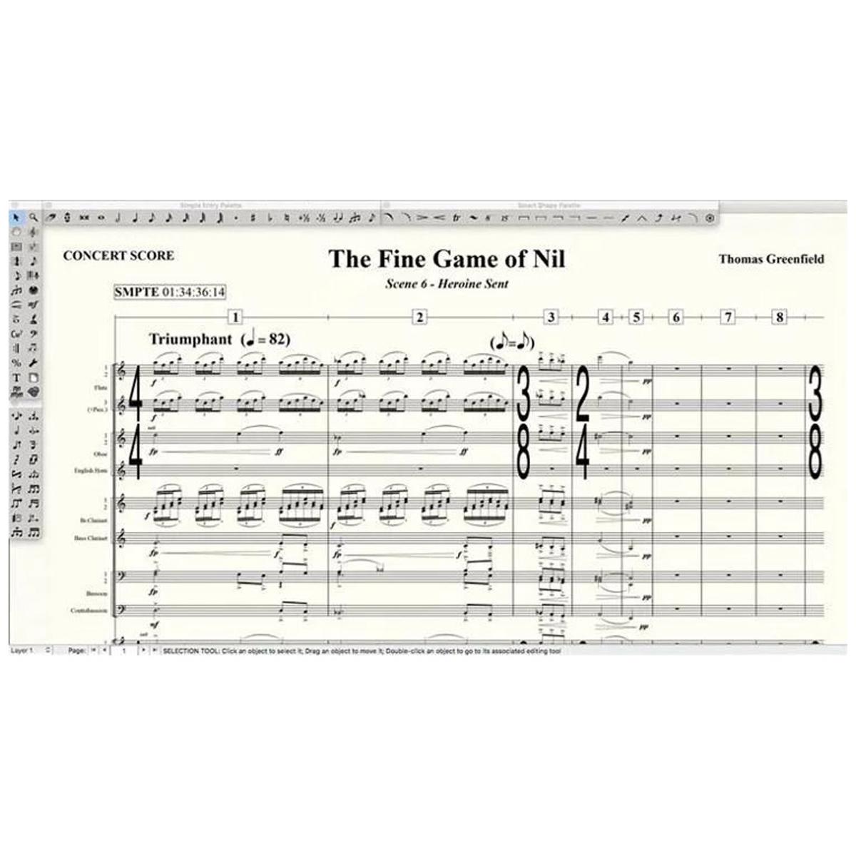 

MakeMusic Finale v27 Music Notation Software, Academic, Download