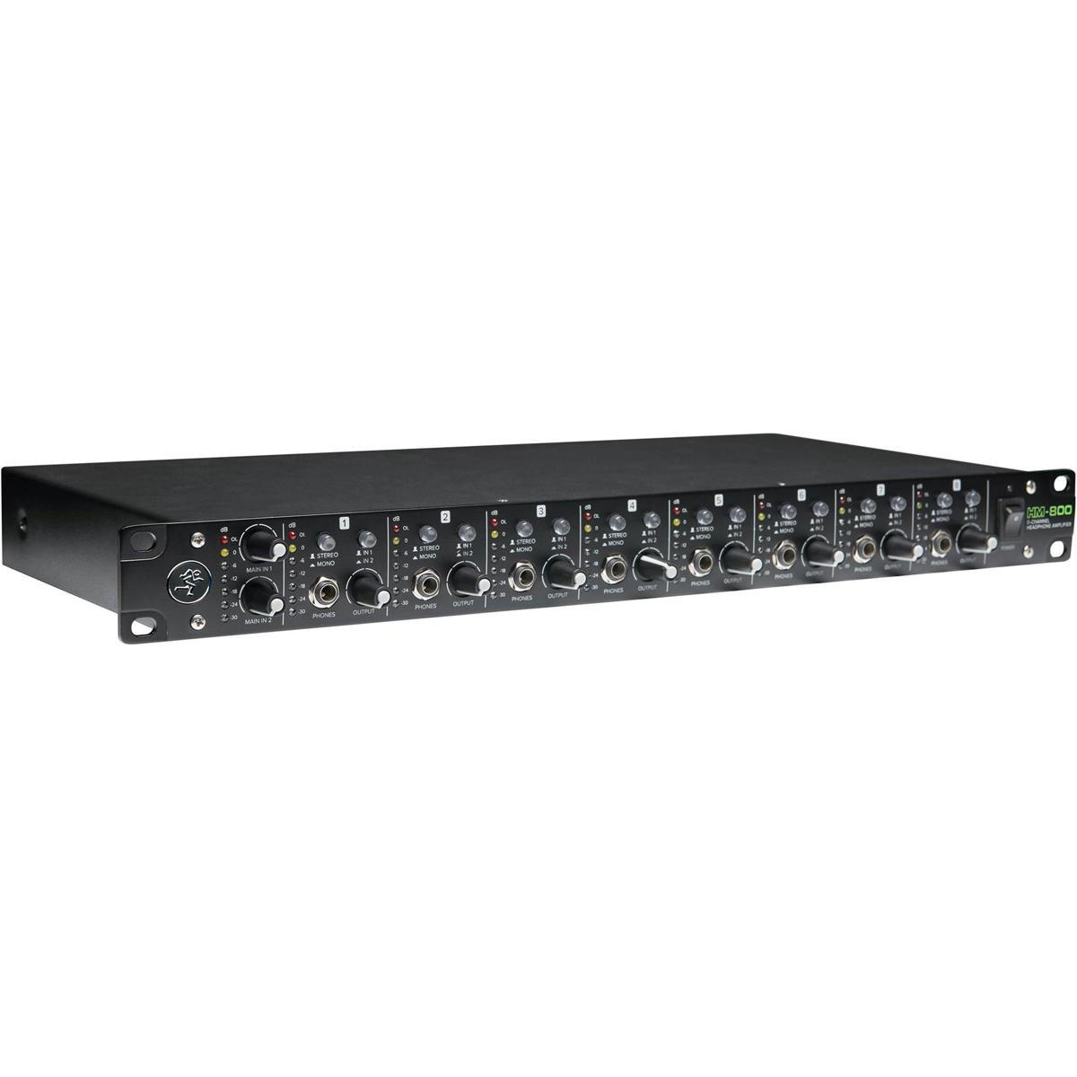 

Mackie HM-800 Rack-Mountable 8-Channel Headphone Amplifier