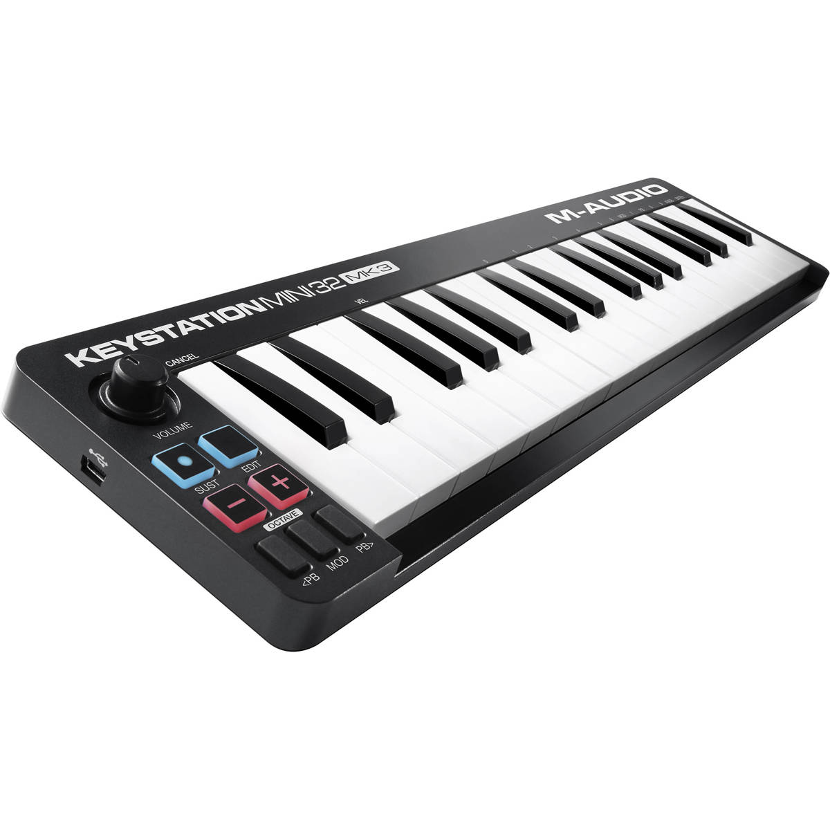 

M-Audio Keystation Mini 32 MK3 32-Key Portable Mini USB MIDI Keyboard Controller