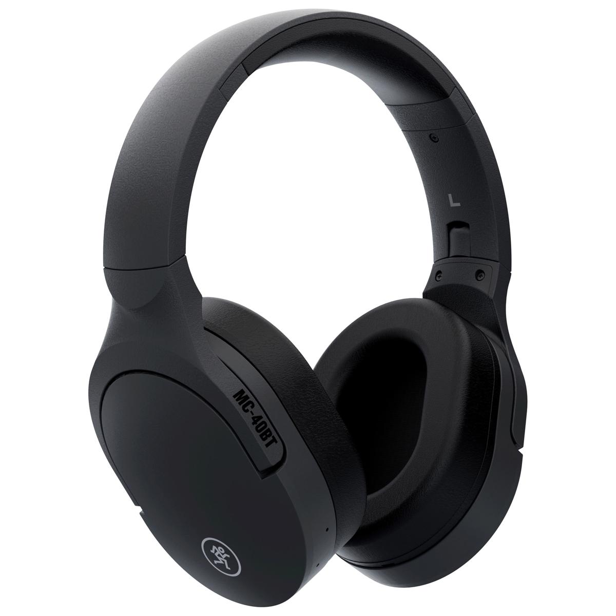 

Mackie MC-40BT Wireless Over-Ear Bluetooth Headphones, Black