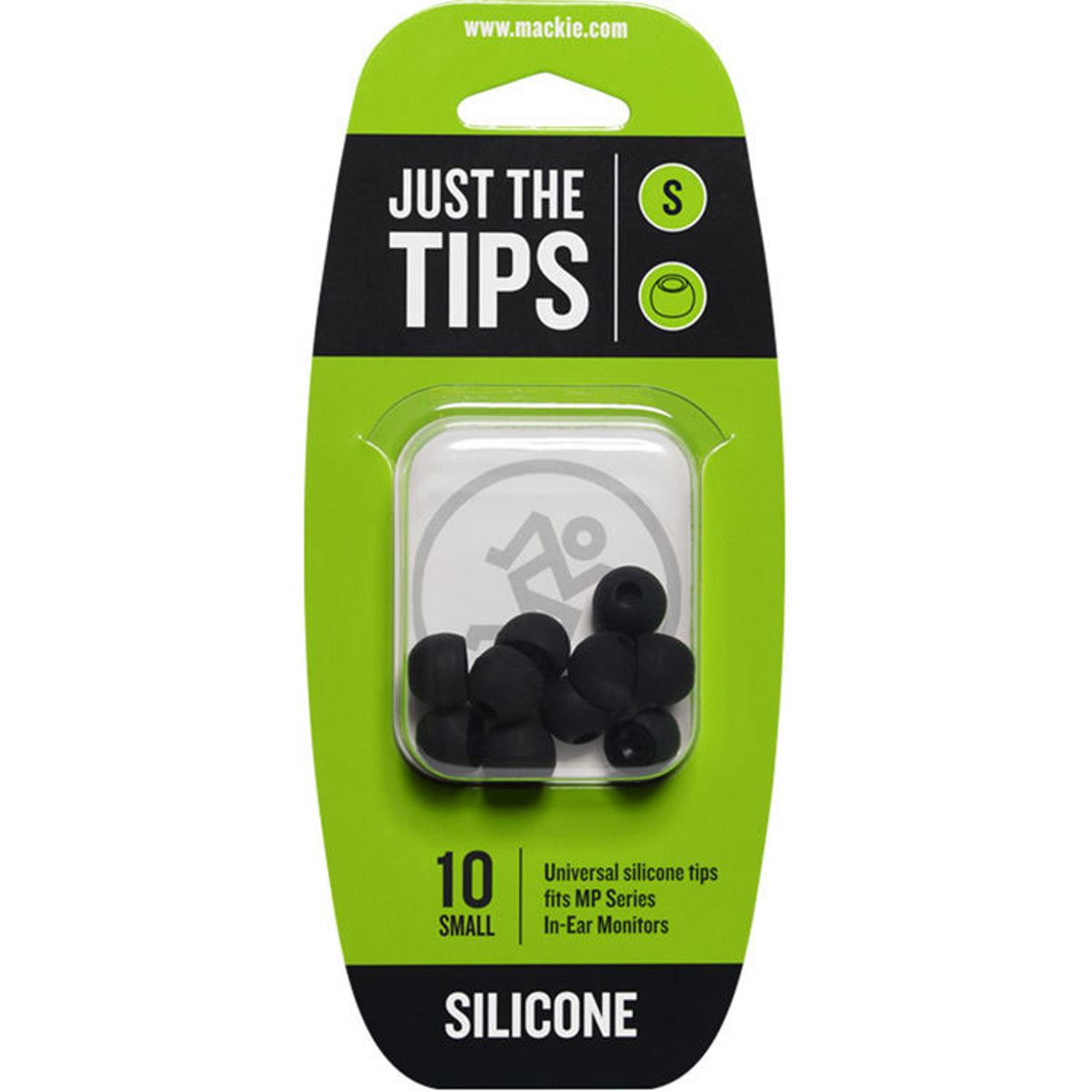 

Mackie Silicone Tips Kit for MP Series In-Ear Headphones, 10 Tips, Small