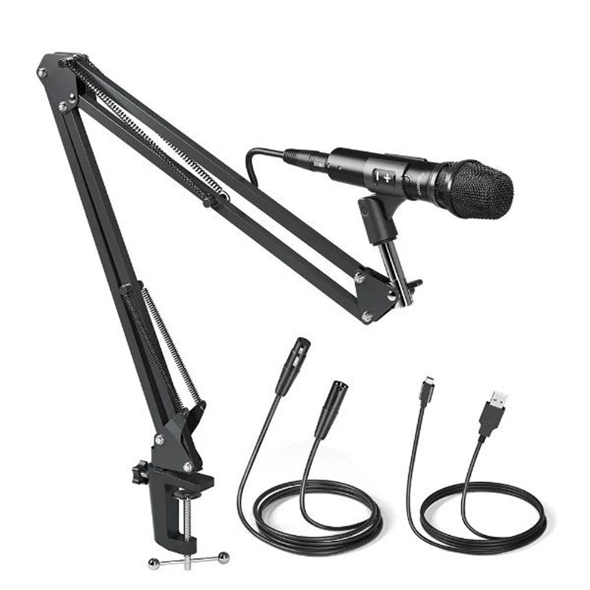 

MAONO AU-HD300S Dynamic XLR/USB Dual Interface Microphone w/Boom Arm Stand