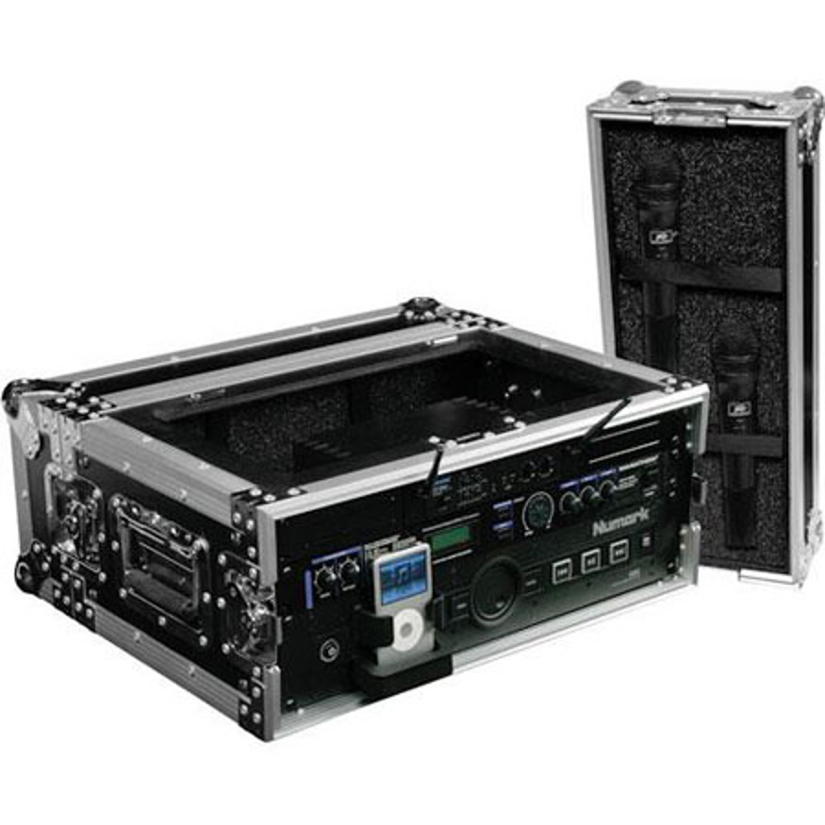 

Marathon 4U 19" Flight Road Rackmount Wireless Case with Mic Storage in Covers