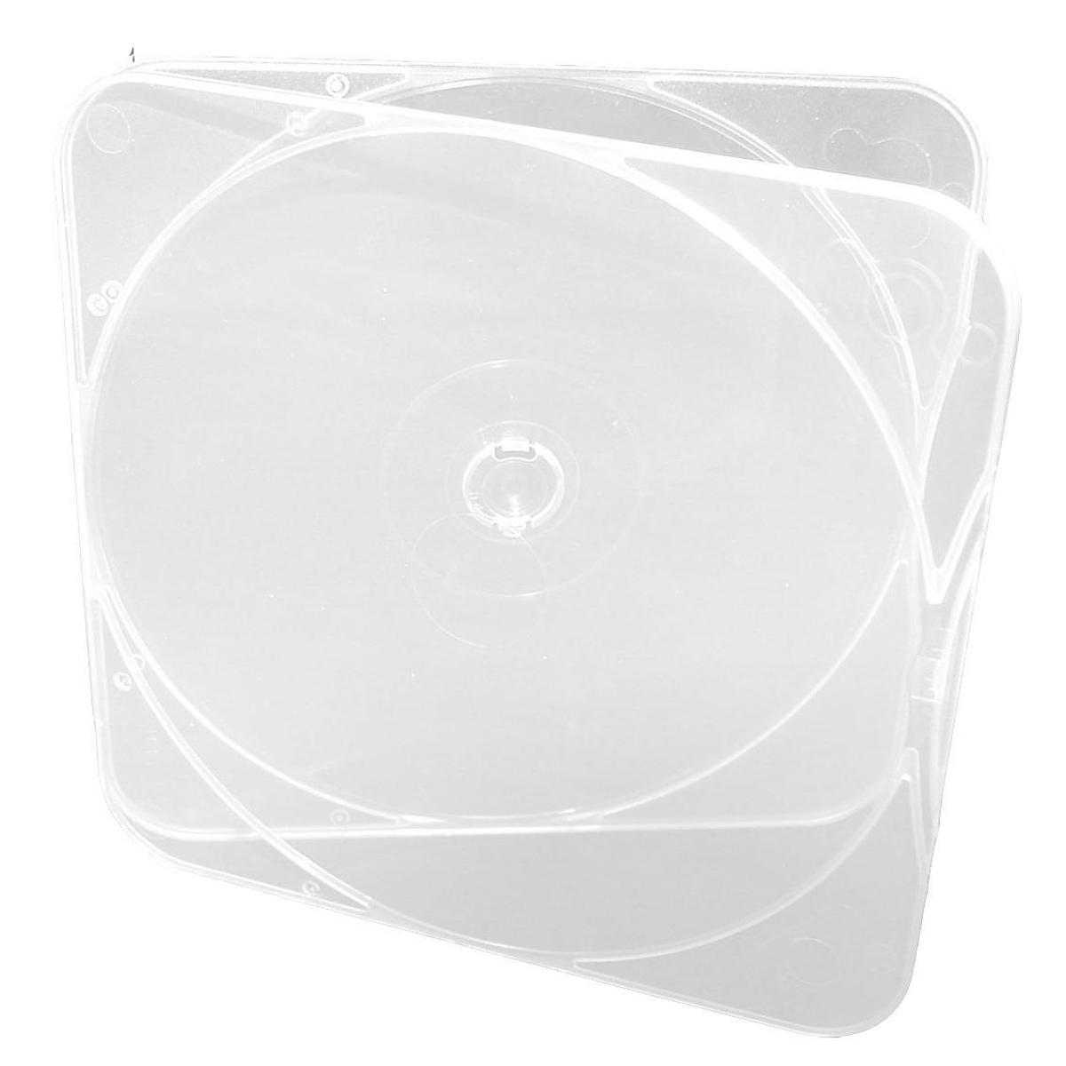 

Microboards Technology Clear CD Case with Square Lid & Thin Profile, 500 Per Box