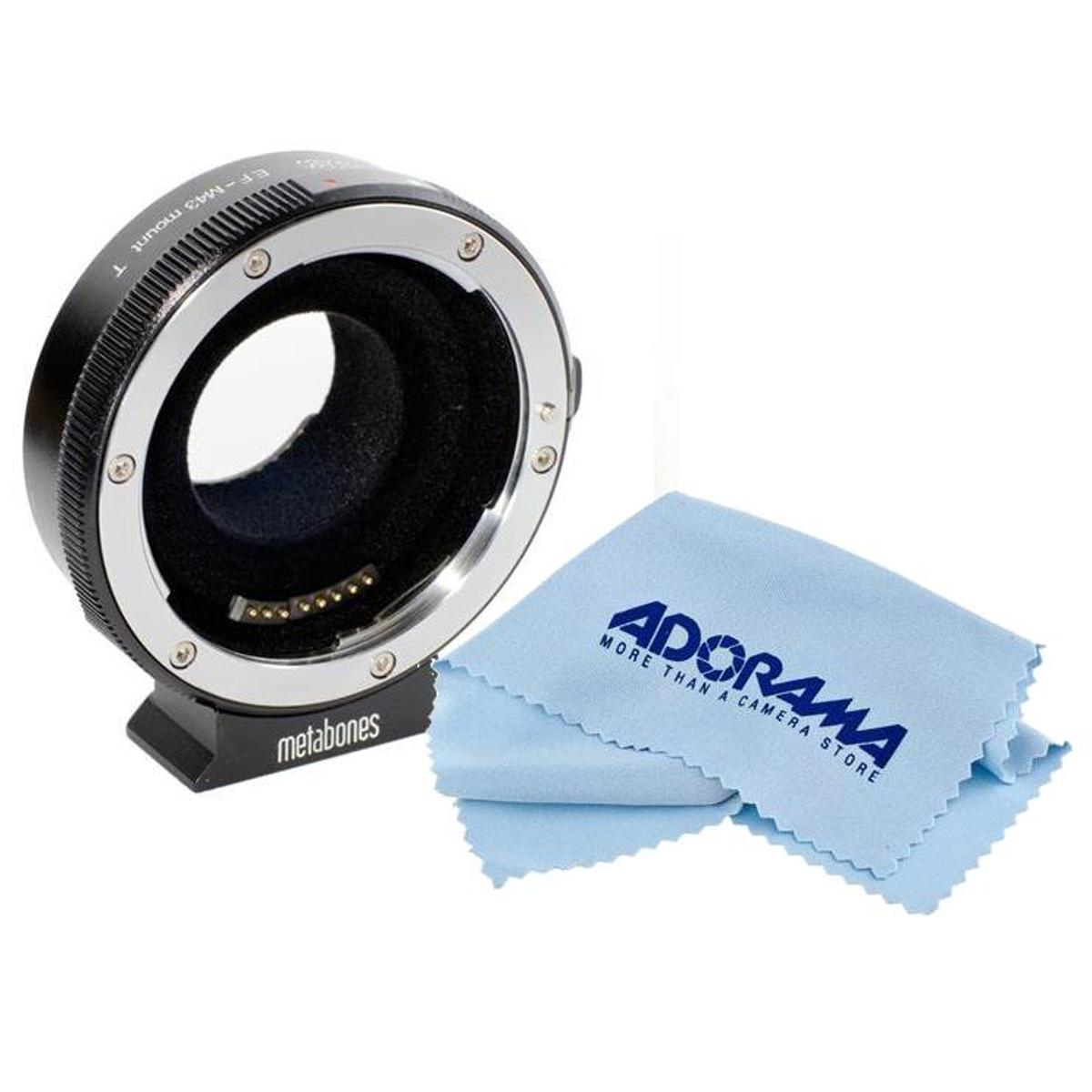 

Metabones T Smart Adapter for Canon EF Lens to Micro 4/3ds W/Microfiber Cloth