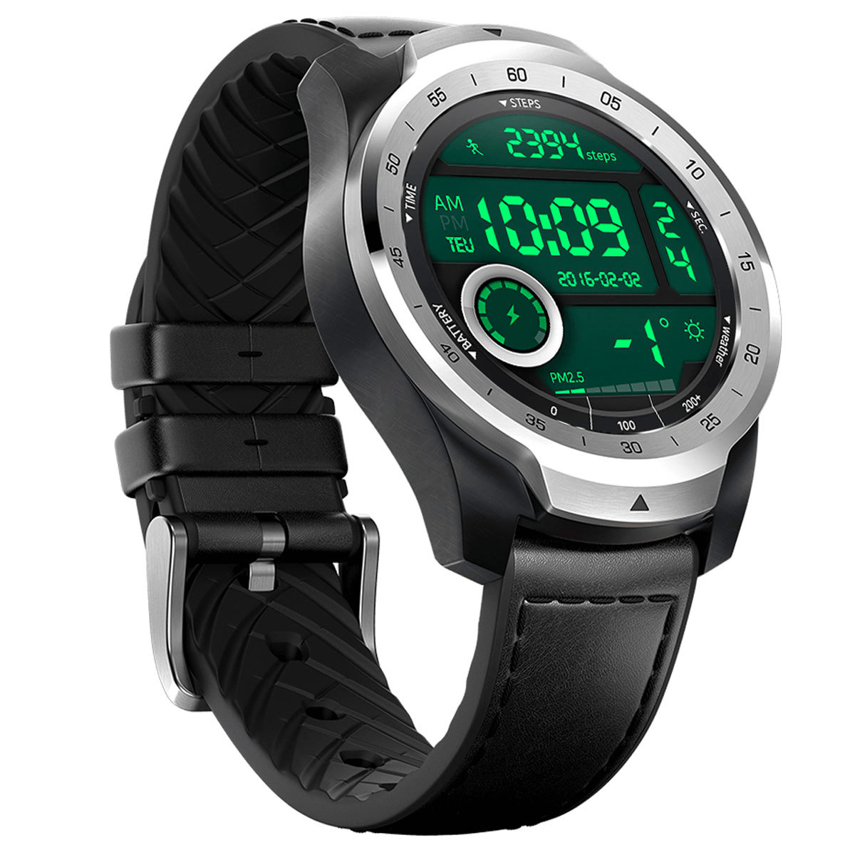 

Mobvoi TicWatch Pro 2020 Smartwatch, Liquid Metal Silver